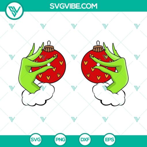 grinch balls svg grinch hands holding christmas bulbs svg grinch hand christmas ball ornament svg 1 mockup