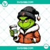 Grinch Baltimore Orioles baseball-themed Starbucks drink digital PNG download with festive holiday design.
