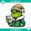 Grinch Boston Celtics-themed Starbucks drink PNG files for Christmas, perfect for sports fans and holiday enthusiasts.