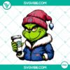 Grinch themed Buffalo Bills drink Starbucks PNG download with a festive holiday touch, perfect for Buffalo Bills fans.