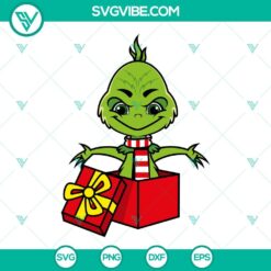 Grinch Bundle SVG Image, Baby Grinch SVG Download, Ornament Christmas SVG Files, 8