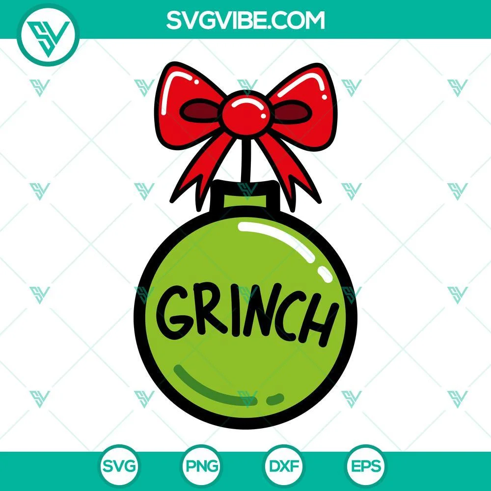 Christmas, SVG Files, Grinch Bundle SVG Image, Baby Grinch SVG Download, 4