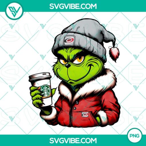 grinch carolina hurricanes drink starbucks png mockup