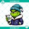 Grinch-themed Charlotte Hornets drink Starbucks logo on a digital PNG image.