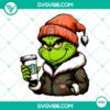 Grinch Cleveland Browns themed Starbucks drink PNG file perfect for fans.