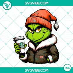 Grinch Cleveland Browns themed Starbucks drink PNG file perfect for fans.