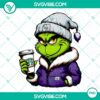 Grinch themed Colorado Rockies baseball drink Starbucks PNG download with festive holiday design.
