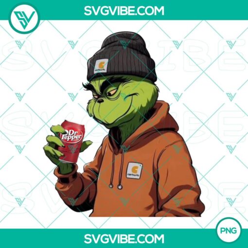 grinch dr pepper png carhartt grinch png mockup