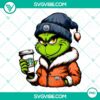 Grinch-themed Edmonton Oilers drink cup with Starbucks branding, available for PNG download. Perfect for fans!