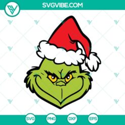 Christmas, SVG Files, Grinch Face Christmas SVG Images PNG DXF EPS Cricut 17