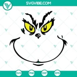 Christmas, SVG Files, Grinch Face SVG Download Bundle, Baby Grinch SVG Images, 9