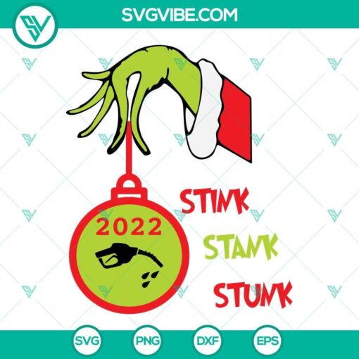 grinch hand ornament christmas 2022 gasoline inflation svg stink stank stunk svg christmas 2022 svg 9 mockup