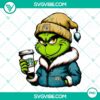 Grinch themed Jacksonville Jaguars Starbucks drink PNG download with festive holiday design, perfect for fans.