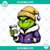 Grinch Los Angeles Lakers themed Starbucks drink PNG images for digital download.