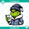 Grinch Memphis Grizzlies themed Starbucks drinks PNG images for festive sports fan merchandise.