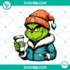 Grinch themed Miami Dolphins drink Starbucks cup PNG image, perfect for NFL and Christmas fans.