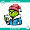 Grinch Miami Marlins baseball and Starbucks themed PNG files, perfect for digital products, sports fans, and coffee lovers.