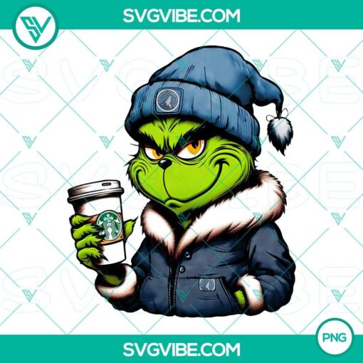 grinch minnesota timberwolves drink starbucks png mockup