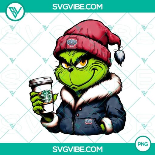 grinch new orleans pelicans drink starbucks png mockup