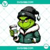 Grinch themed New York Jets drink Starbucks PNG file with a festive and unique design for holiday enthusiasts and football fans.