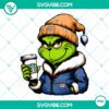 Grinch New York Knicks themed Starbucks drink PNG file, perfect for basketball fans and holiday lovers.