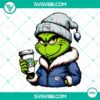 Grinch Orlando Magic themed Starbucks drink illustration in PNG format, featuring a festive design perfect for basketball fans.