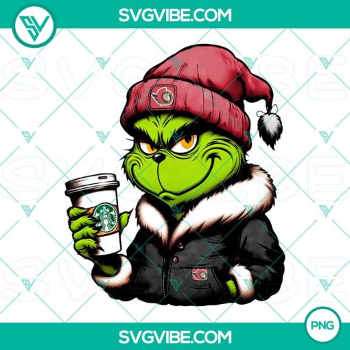 grinch ottawa senators drink starbucks png mockup