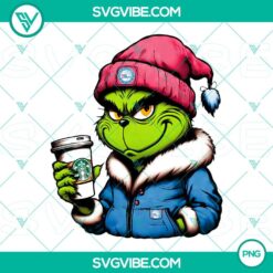Grinch themed Philadelphia 76ers drink Starbucks logo PNG download for fans, featuring a holiday twist on team branding.