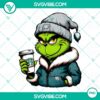Grinch Philadelphia Eagles themed Starbucks drink PNG images for festive sports fans.