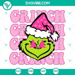 Christmas, SVG Files, Grinch Pink Barbie SVG Download, Grinch Christmas SVG 12