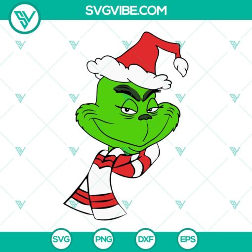 grinch smile svg grinch face svg grinch christmas svg png dxf eps files for cricut 9 mockup