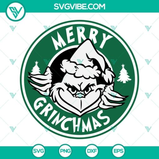 grinch starbucks coffee svg merry grinchmas svg i m a grinch before my coffee svg bundle 4 mockup