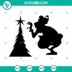 Christmas, SVG Files, Grinch Stole Christmas Tree SVG Files, Grinch SVG 7