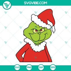 Christmas, SVG Files, Grinch SVG File, Grinch Santa SVG File, Grinch Christmas 7