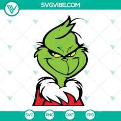 Christmas, SVG Files, Grinch SVG Images PNG DXF EPS File Digital Download 4