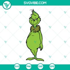 Christmas, SVG Files, Grinch SVG Download PNG DXF EPS Vector Clipart Grinch 5