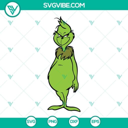 grinch svg png dxf eps vector clipart 8 mockup