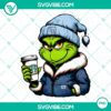 Grinch themed Tampa Bay Rays baseball drink Starbucks PNG download with a holiday twist, perfect for festive season fans.