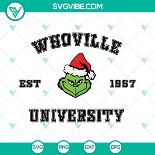 grinch whoville university svg png eps dxf cricut silhouette 4 mockup