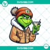 Funny Grinch with Margarita cocktail PNG image, Grinch enjoying tequila cocktail. Perfect for holiday designs and Christmas-themed projects.