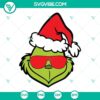 Christmas, Disney, SVG Files, Christmas Minnie Face Santa Hat SVG File, Disney 14