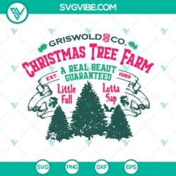 Christmas, SVG Files, Griswold Christmas Tree Farm SVG Image, Christmas SVG 3