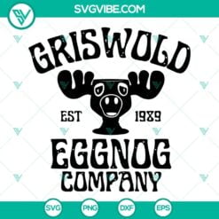 Christmas, SVG Files, Griswold Eggnog Company Est 1989 SVG Images, Clark 6