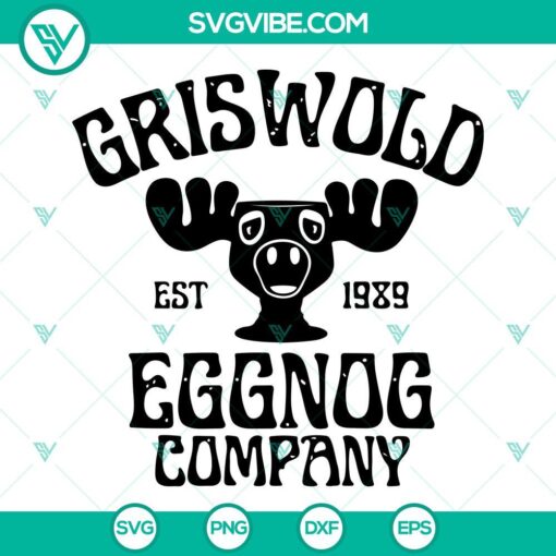 griswold eggnog company est 1989 svg clark griswold svg png eps dxf files mockup