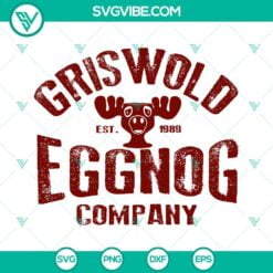 Christmas, SVG Files, Griswold Eggnog Company SVG File PNG DXF EPS Cut Files 3