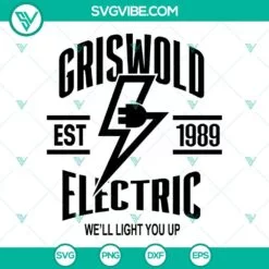 Christmas, SVG Files, Griswold Electric SVG File, Clark Griswold SVG File, 3