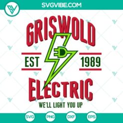 Christmas, SVG Files, Griswold Electric Well Light You Up SVG Files, Griswold 4