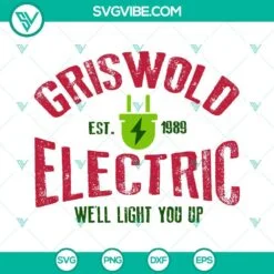 Christmas, SVG Files, Griswold Electric SVG Image, Clark Griswold SVG Download, 2