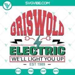 Christmas, SVG Files, Griswold Electric Well Light You Up SVG Files, Griswold 2