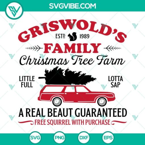 griswold s family christmas tree farm svg griswold christmas svg christmas truck and tree svg 8 mockup